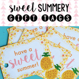 Have a Sweet Summer Pineapple Gift Tags FREEBIE