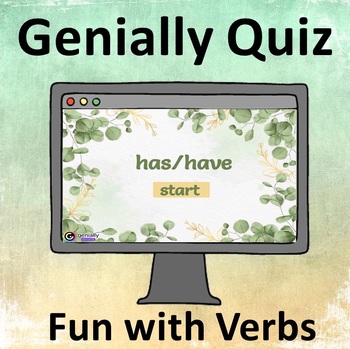 Preview of Have vs has. Interactive quiz