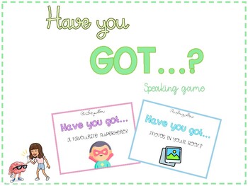 Preview of Have you got...? Speaking cards