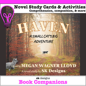 Preview of Haven A Small Cat's Big Adventure by Lloyd Novel Study Google Slides™ Compatible