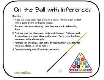 Having a Ball with Inferencing by Simply Achieve | TPT