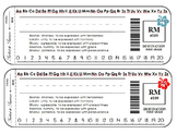 Hawaii Boarding Pass Name tag-- Editable!!