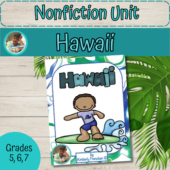 Preview of Hawaii: Informational Text passages, Printables, Task Cards