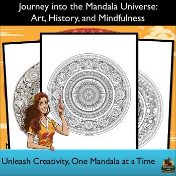 Preview of Hawaii-Inspired Mandala Coloring Sheets, & Engaging Reading Passage!