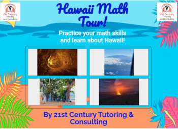 Preview of Hawaii Math Tour in Boom Cards!