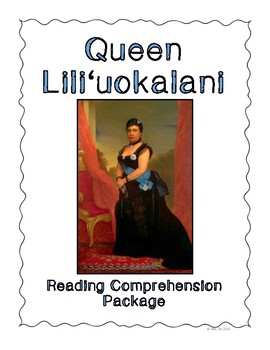Preview of Hawaii (Queen Lili'uokalani) Reading Comprehension