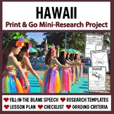 Hawaii Research: Print & Go USA Presentation and Speech Templates