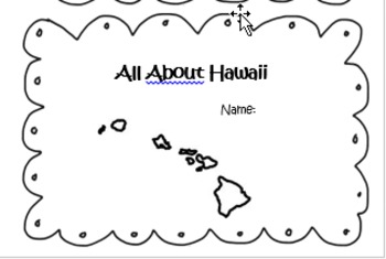Preview of All About Hawaii State Book and Powerpoint