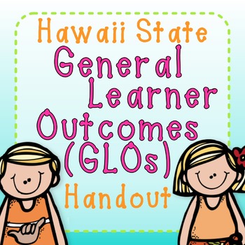 Preview of Hawaii State GLOs Handout