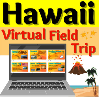 Preview of Hawaii Virtual Field Trip Luau Activity Slideshow Resource Facts Visit