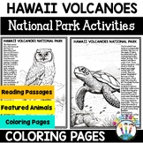 Hawaii Volcanoes National Park Unit Coloring Pages Sheets 
