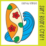 Hawaii day - Surf Board Craft Hawaiian Luau Activity | Sum