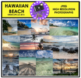 Hawaiian Beach Photo Set {Educlips}