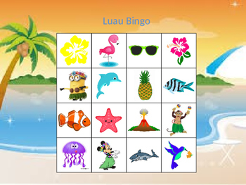 Bingo Luau Free Games