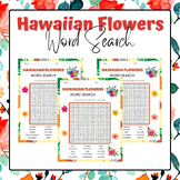 Hawaiian Flowers Word Search | Hawaiian Luau Games | End o