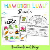Hawaiian Luau Bundle | BINGO | Headbands | Party Crowns | 