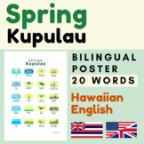Hawaiian SPRING vocabulary words Kupulau