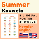 Hawaiian SUMMER vocabulary words Kauwela