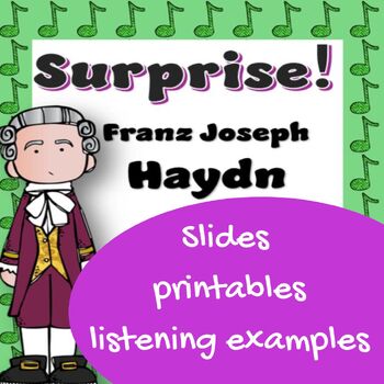 Preview of Haydn Lessons | Composer | Listening Log | Composition | Elementary Music