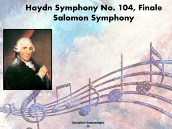 Preview of Haydn's Symphony No 104 Finale- Listening Lesson Plan Strategies K-5