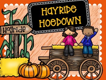 Preview of Hayride Hoedown - Hands On Fall Math and Literacy Stations