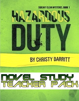 Preview of Novel study: Hazardous Duty by Christy Barritt