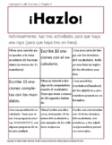 Hazlo! raya/actividades - made to be used with Senderos 2 