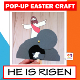 He Is Risen Craft - Easter Religious Craft Activity- Easte