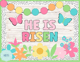 He Is Risen Easter Bulletin Board