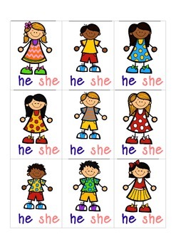 He She Him Her Pronoun Activity For Grammar And Language Comprehension