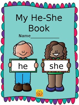 Preview of He-She Pronoun Book (with Digital Option)