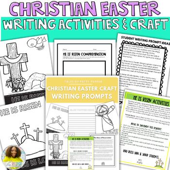 Preview of Christian:He is Risen Writing Craft and Story
