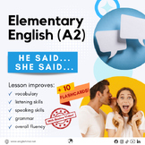 He said.../She said... - Reported Speech - Elementary ESL 