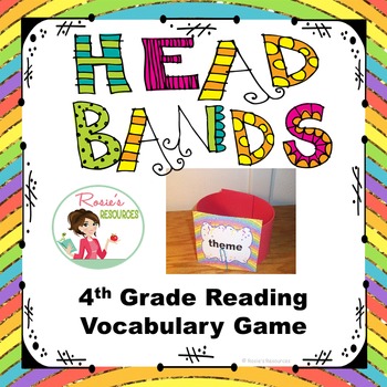 Preview of Head Bands Reading Vocabulary Review Game