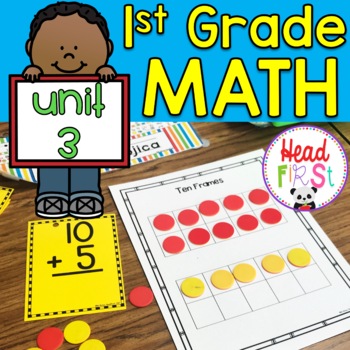 Preview of Addition and Subtraction Place Value Making 10 to Add Worksheets for 1st Grade