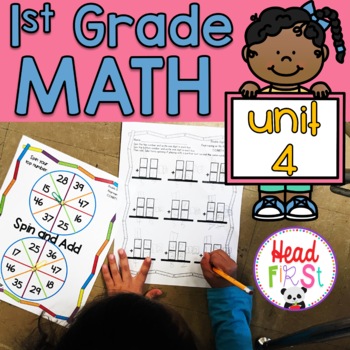 Preview of Place Value Tens and Ones Addition Regrouping 1st Grade Math Worksheets