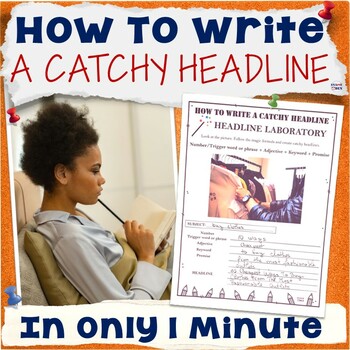 Preview of Headline Writing Lesson - Journalism Curriculum How to Guide, Real Life Practice