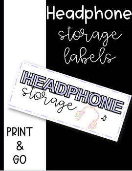 Preview of Headphone Storage Labels