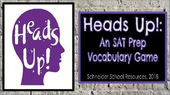 Preview of Heads Up!: An SAT Prep Vocabulary Game