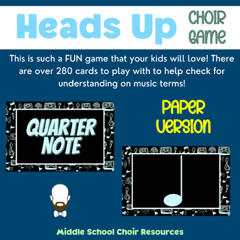 Preview of Heads Up Game - Choir Edition (Paper Version)