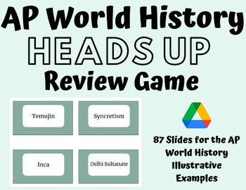 Preview of Heads Up Review Game - AP World History
