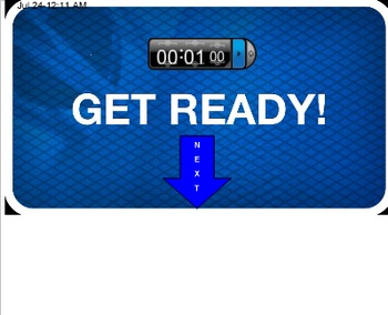 Preview of Heads Up for the Smart Board! Customizable Template for any subject or grade!