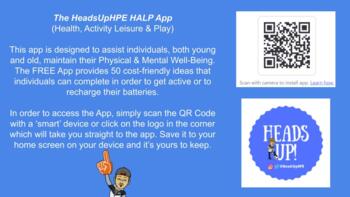 Preview of HeadsUpHPE HALP App