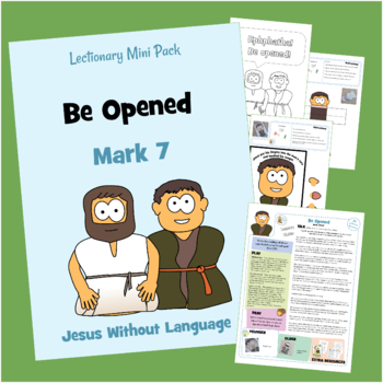 Healing the deaf man Kidmin Lesson & Bible Crafts - Mark 7 | TpT