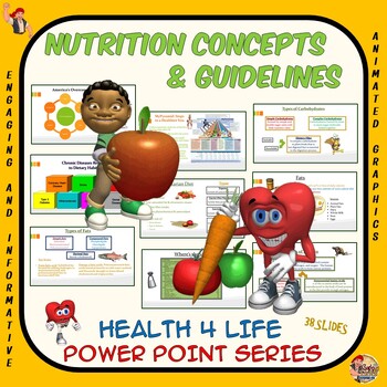 Preview of Health 4 Life Power Point Series: Nutrition Concepts and Guidelines