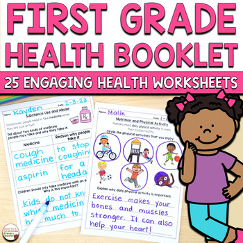 Preview of Health Activities and Worksheets for First Grade Health Standards