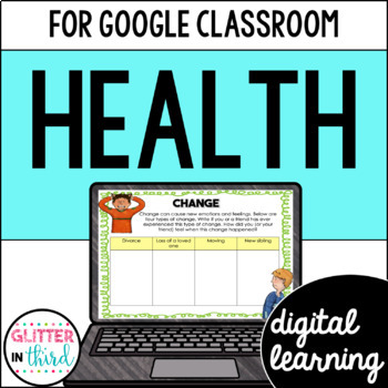 Preview of Health Activities for Google Classroom Digital