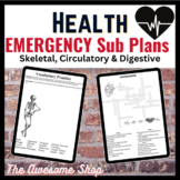 Health & Anatomy Emergency Sub Plans Pack