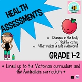 Health Assessments Grade 1/2 *Australian and Victorian Cur