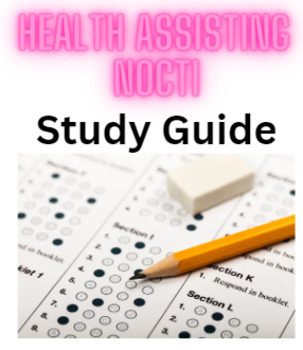 Preview of Health Assisting NOCTI review worksheet